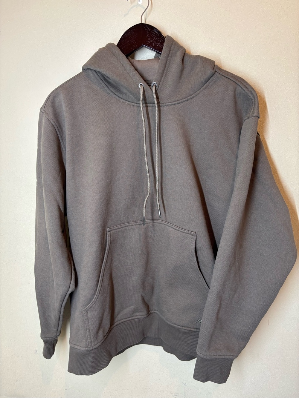 RidgeCut Toughwear Men's Gray Pullover Hooded Sweatshirt, Hoodie, Large